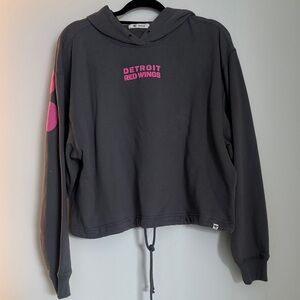 Detroit Red Wings Gray Hoodie